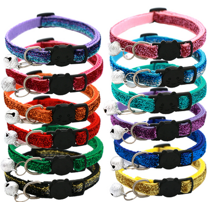 Adjustable Colorful Cat Collar