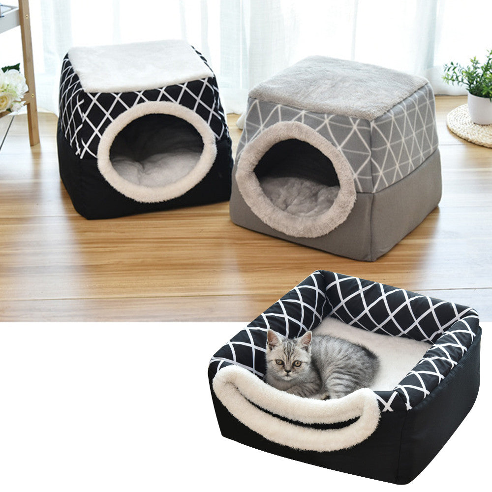 Pet Dog Cat Bed Villa