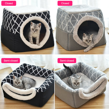 Pet Dog Cat Bed Villa